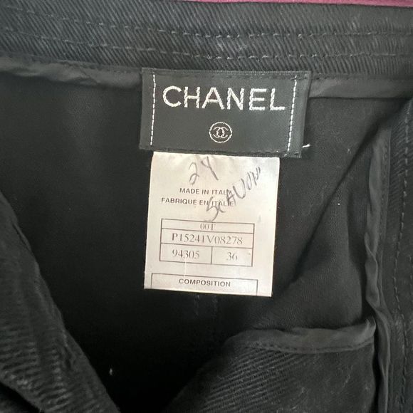 Chanel Cotton Cropped Pants - Picture 5 of 8